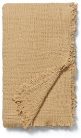 Copriletto beige per letto matrimoniale 240x260 cm Reloved - JUNA