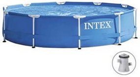 Piscina 'metal frame' rotonda con telaio portante con pompa CM.305X76H. - capacit LT.4485 - peso KG.19,7 (28202)