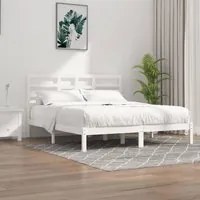 Giroletto Bianco in Legno Massello 200x200 cm 3105816