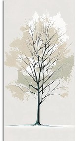 Stampa su tela – Albero in stile minimalista