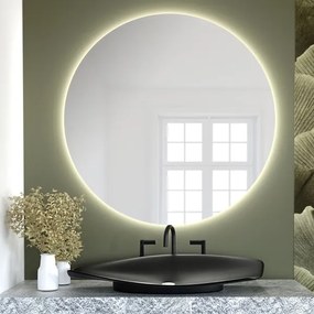 Baltica Design - Specchio LED per bagno BRIGHT con retroilluminazione 15W/230V, 3000 K, Ø 80 cm, IP65