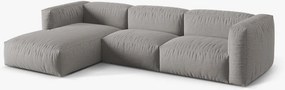 Divano modulare Martina in tessuto Boston - L332 cm