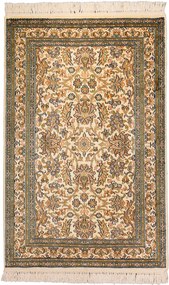 Cashmere Silk Tappeto orientale 60x100 Beige (Indian) Annodato A Mano