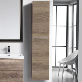 Colonna per mobile bagno Remix SENSEA 1 anta P 33 x L 30 x H 115 cm rovere havana