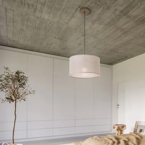 Brilagi - LED Lampadario a cavo ANTHONY 1xE27/60W/230V rovere/noce/beige