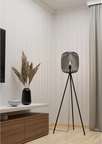 Eglo 900522 - Lampada da terra ROMAZZINA 1xE27/40W/230V nero