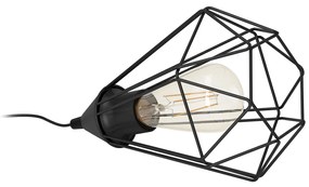 Lampada Da Tavolo Vintage Tarbes Acciaio Nero 1 Luce E27