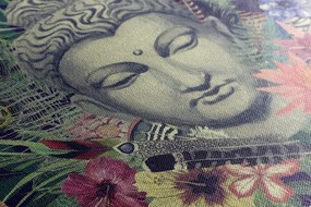 Stampa su tela – Buddha su sfondo esotico