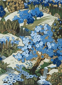 Coordonne Tapete Yu Garden - Sapphire