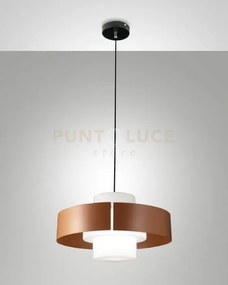 Loto lampadario a sospensione mattone 1 luce attacco e27  in metall...