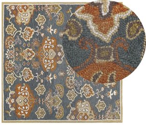 Tappeto lana multicolore 200 x 200 cm UMURLU Beliani