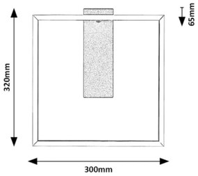 Rabalux 71011 - Applique LED TUMNUS 14W 230V 4000K