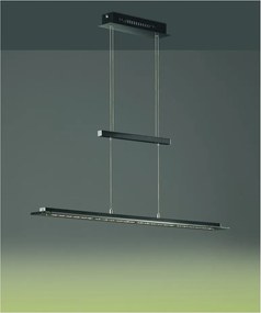 Lampadario con intensità regolabile nero in metallo Tenso – Fischer &amp; Honsel