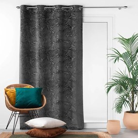 Tenda in velluto antracite 140x240 cm Analia - douceur d'intérieur