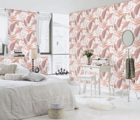 Carta da parati grande Foil rosa, 106 cm x 10 m