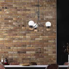 Brilagi - LED Lampadario a sospensione con catena COTTAGE 3xG9/40W/230V faggio/bianco