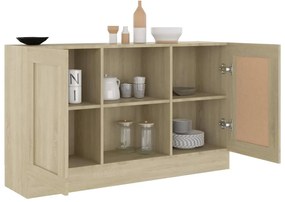 Credenza rovere sonoma 120x30,5x70 cm in truciolato