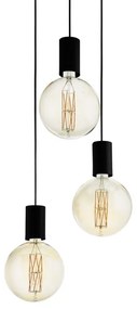 Eglo 98663 - Lampadario a sospensione con filo POZUETA 3xE27/40W/230V