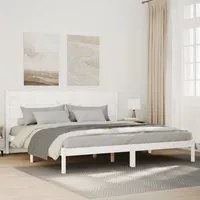 Giroletto Extra Lungo senza Materasso Bianco 180x210cm Massello 3309276