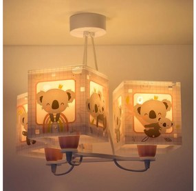 Dalber 63267S - Lampadario per bambini KOALA 3xE27/60W/230V