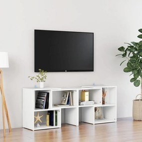 Mobile TV Bianco 104x30x52 cm inLegno Multistrato
