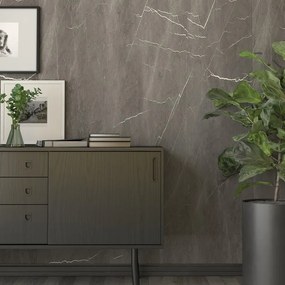 SPC da incollare per rivestimento effetto marmo grigio Sp 3 mm CERAMIN Magalan XL 3.065 m²