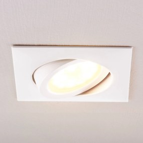 Lindby Downlight LED Andrej, angolare, bianco