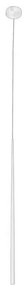 Azzardo AZ3157 - Lampadario LED a sospensione con filo LOUISE LED/3W/230V bianco