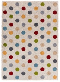 Tappeto crema 133x190 cm Norge Dots - Universal