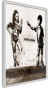 Poster Banksy: Rude Kids