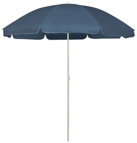 Ombrellone Da Spiaggia Blu 240 Cm /