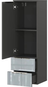 Mobile bagno alto sospeso grigio 36x111 cm Vasio - Germania