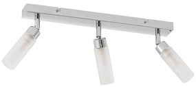 Lindby - Vinza 3 Plafoniera Chrome/Opal Lindby