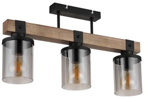 Brilagi - Plafoniera VISTA 3xE27/60W/230V rovere