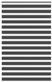 Tenda A Rullo Zebra Nero Larghezza Tessuto 140,9 Cm Poliestere /