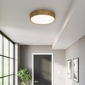 Plafoniera soffitto Cleo TEMAR LIGHTING, dimmerabile, Legno chiaro, Soggiorno / Sala da pranzo, Legno, Moderno, Plafoniera