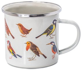 Tazza bianca e marrone 310 ml Vintage Birds – Sass &amp; Belle