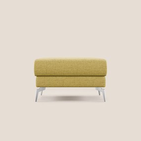 Star Pouf con piedini alti in tessuto impermeabile fiammato T03 giallo