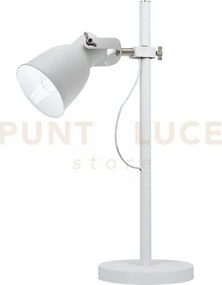 Lume legend bianco e nickel 1 luce attacco e27 38x61cm
