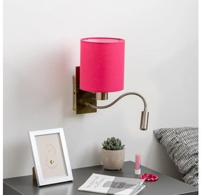 Brilagi - Applique a LED NUBILA 1xE27/25W/230V + LED/3W ottone/rosa