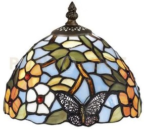 Paralume tiffany  d.20cm butterfly in vetro