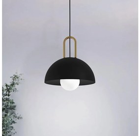 Eglo 99693 - Lampadario su corda  CALMANERA 1xE27/40W/230V nero