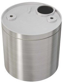 Applique da soffitto IP54 GU10 in Alluminio e Vetro - Inox