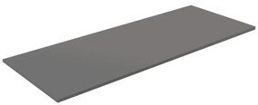 Top per lavabo Compatech VISOBATH L 121 x H 1.2 x P 46 cm cenere mdf, opaco