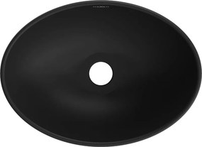 Mexen Elza lavandino da appoggio 40 x 33 cm, nero opaco - 21014085