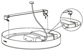 Eglo 99218 - Plafoniera LED FUEVA 5 LED/10,5W/230V