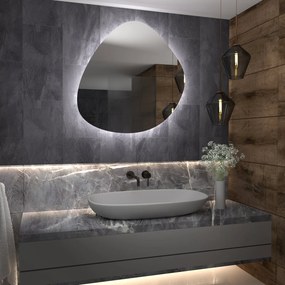 Specchio asimmetrico con luce LED G6