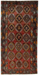 Kurdi Tappeto 150 x 290 Rosso (Iran) Annodato A Mano
