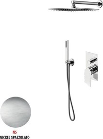 Kit incasso doccia Soffio nickel spazzolato
