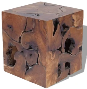 Sgabello in legno massello di teak
